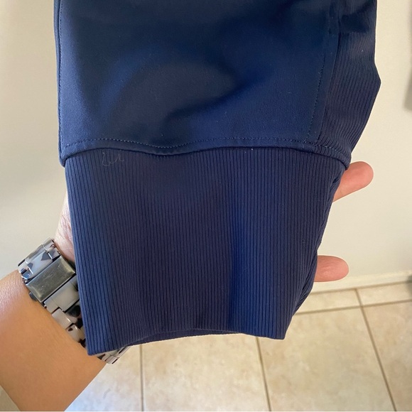 Athleta Joggers Women’s Size Large Blue Navy Athleisure Jogger pants - Picture 4 of 15